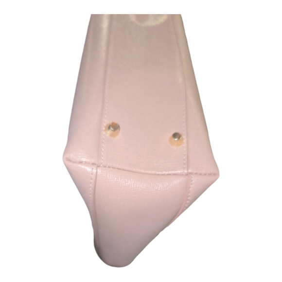 Nwot Furla Agata Saffiano Leather Italian Designer Purse dusty rose - Picture 12 of 12